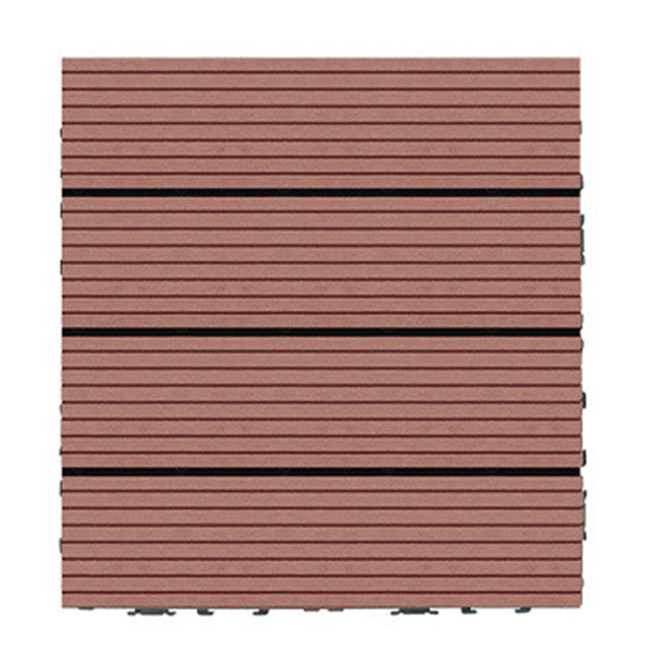 BowLift | Wire brushed wooden floor tiles Click-Lock engineered wood for patio garden