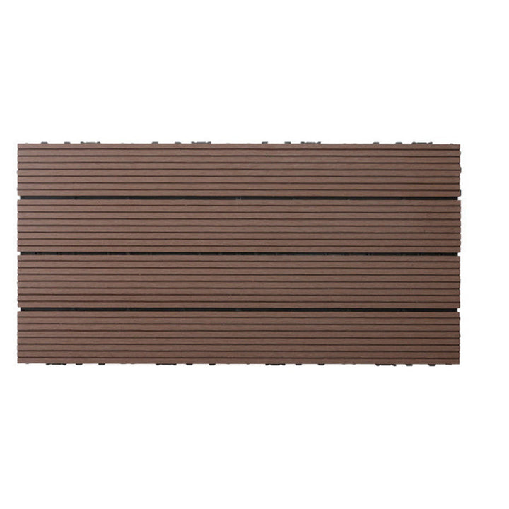 BowLift | Wire brushed wooden floor tiles Click-Lock engineered wood for patio garden