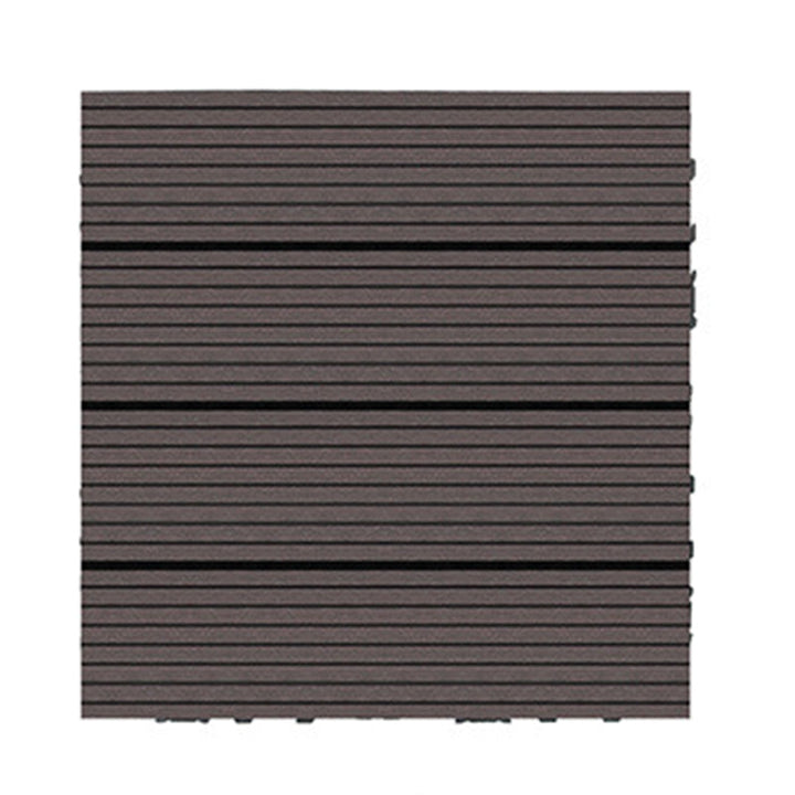 BowLift | Wire brushed wooden floor tiles Click-Lock engineered wood for patio garden