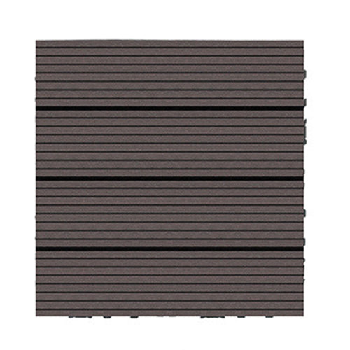 BowLift | Wire brushed wooden floor tiles Click-Lock engineered wood for patio garden