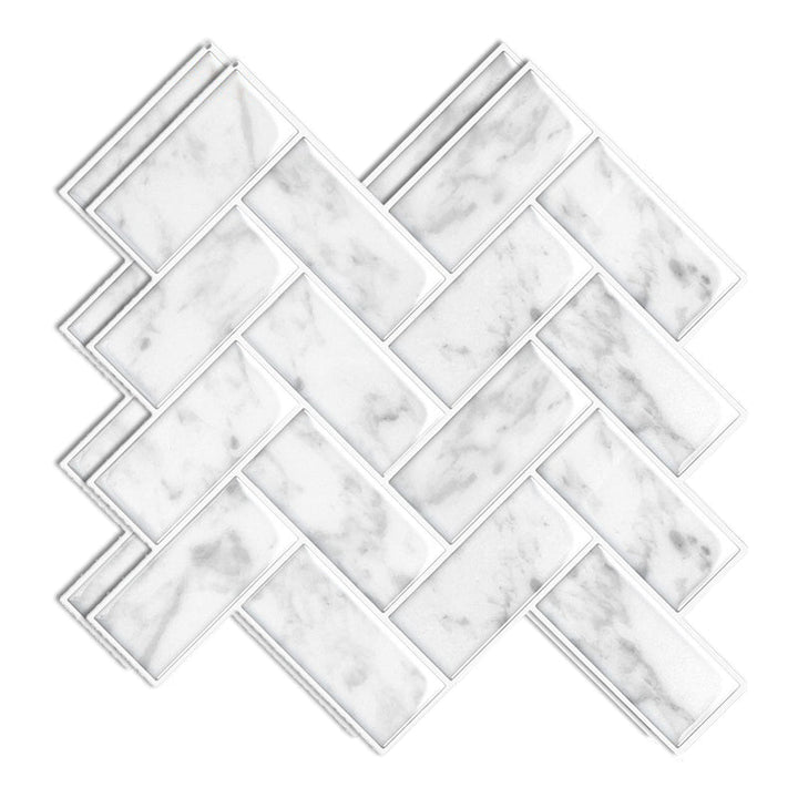 BowLift | Modern Peel and Stick Backsplash Wall Tile PVC Peel & Stick Field Tile