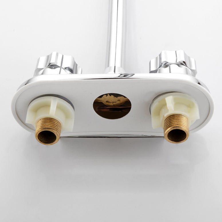 BowLift | Knob Handle Brass Faucet High Arc Swivel Sink Faucet for Bathroom