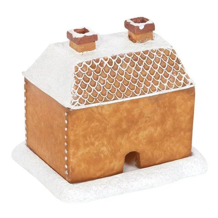 BowLift | Christmas Snow Top Resin Ginger Cake Cottage Incense Burner