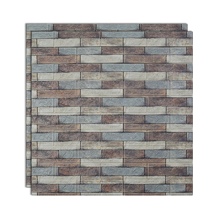 BowLift | 3D embossing interior wall panel self-adhesive square wall panel