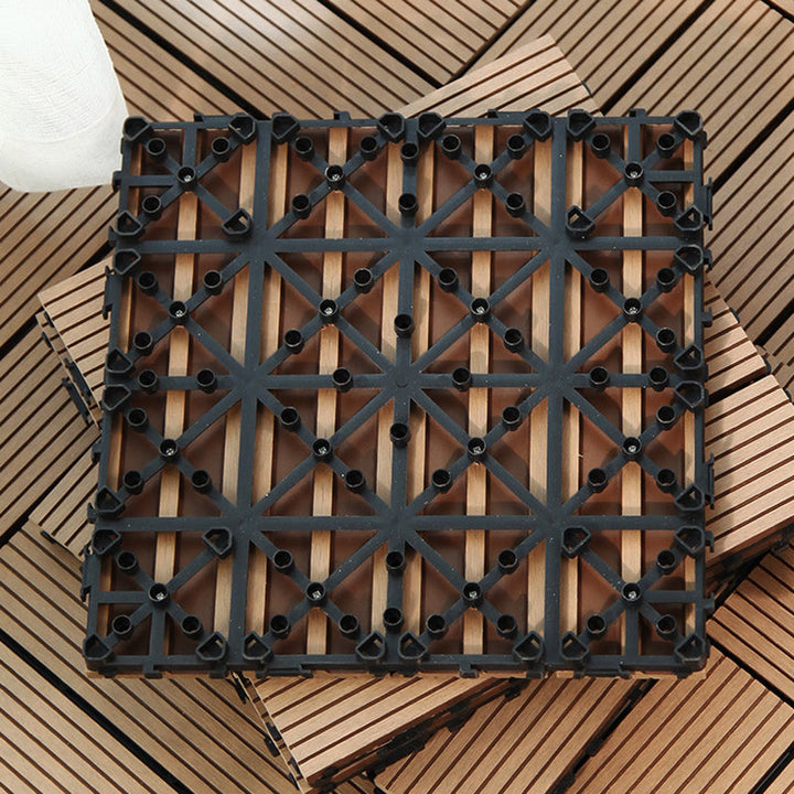 BowLift | Rectangular constructed tiles water-resistant parquet flooring for balcony