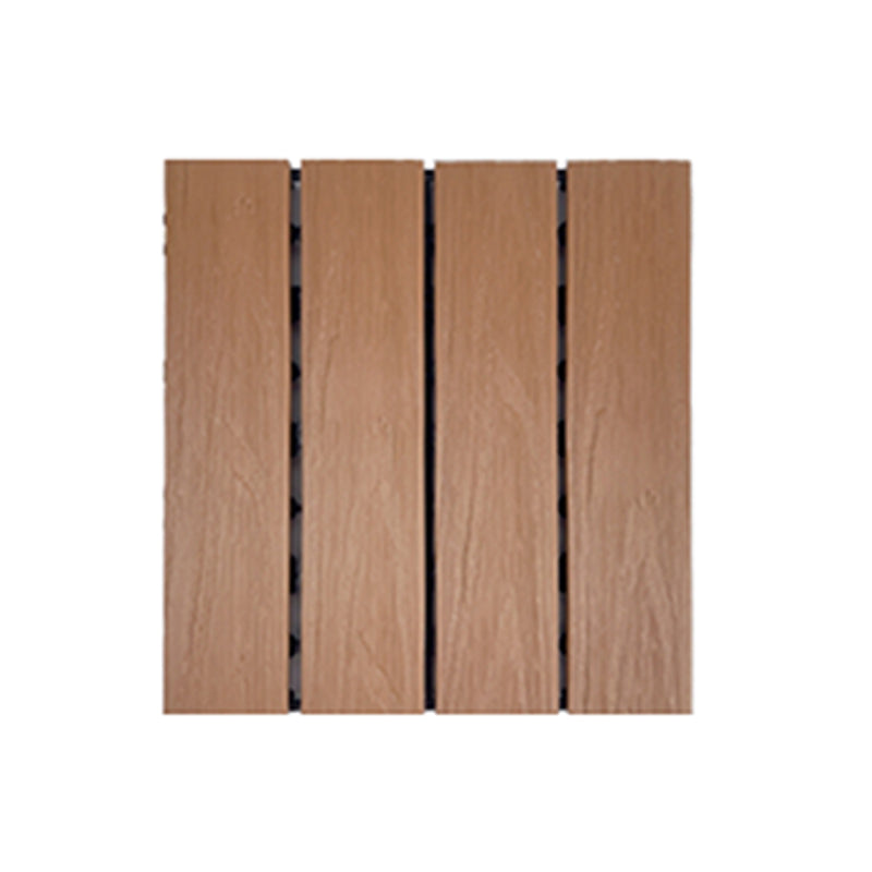 BowLift | Square Engineer Wooden Floor Water Repellent Smooth Tile for Patio Garden