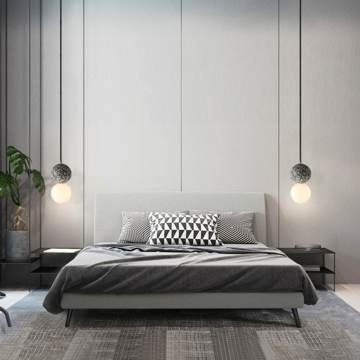 BowLift | Aurora Glow - Luxe LED Pendant Light in Black/White