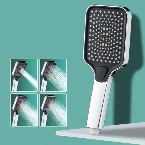 BowLift | Rectangular Pressure Shower Head 4-Adjustable Water Flow Hand Shower