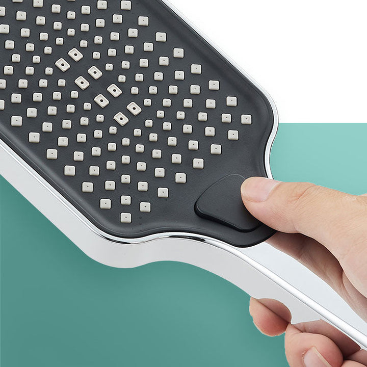 BowLift | Rectangular Print Shower Head 4-Adjustable Water Flow Hand Shower