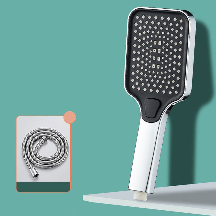 BowLift | Rectangular Print Shower Head 4-Adjustable Water Flow Hand Shower