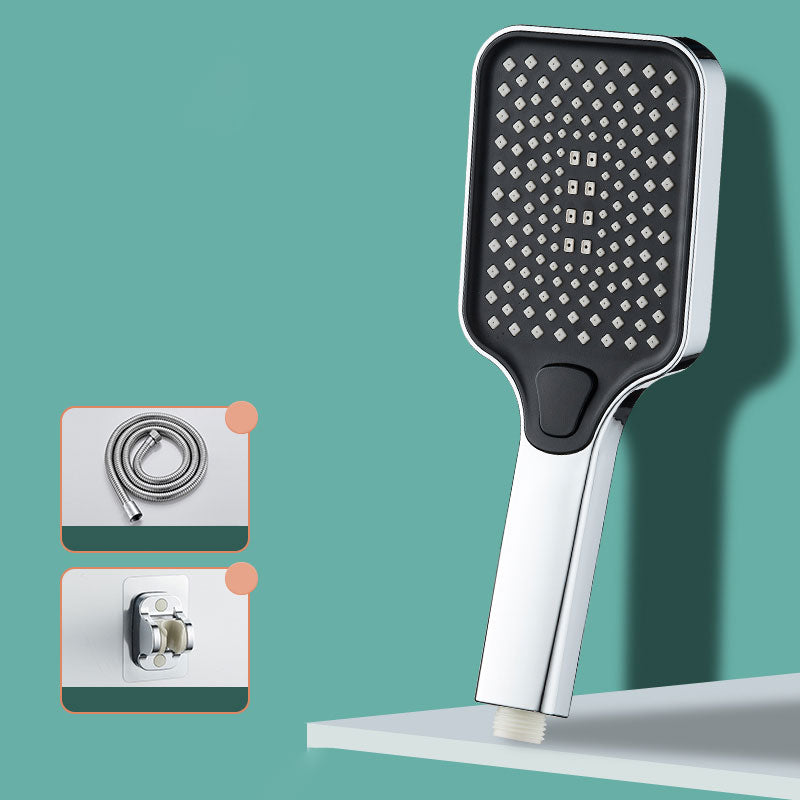 BowLift | Rectangular Print Shower Head 4-Adjustable Water Flow Hand Shower
