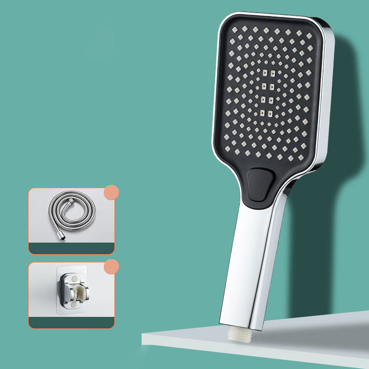 BowLift | Rectangular Print Shower Head 4-Adjustable Water Flow Hand Shower