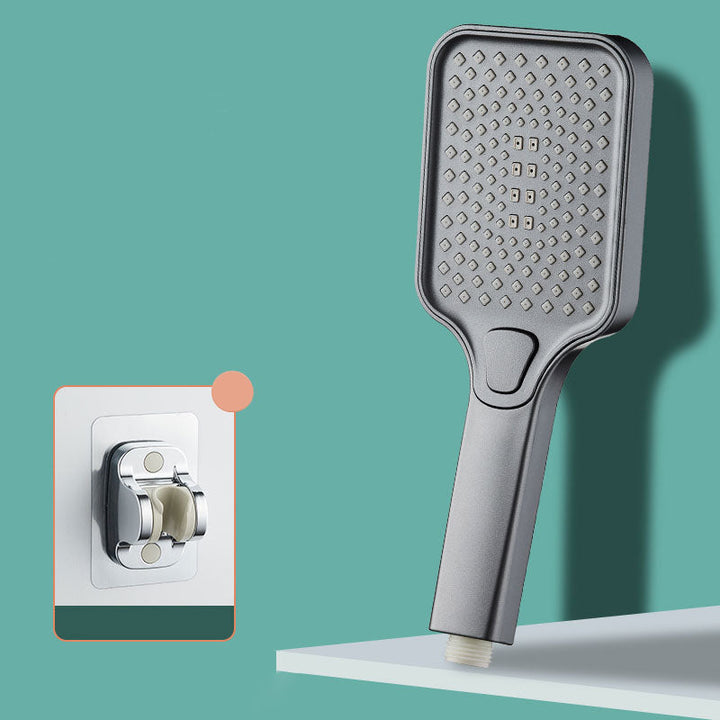 BowLift | Rectangular Print Shower Head 4-Adjustable Water Flow Hand Shower