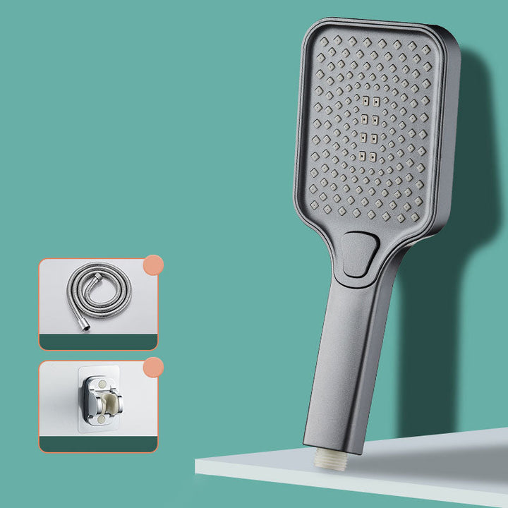 BowLift | Rectangular Pressure Shower Head 4-Adjustable Water Flow Hand Shower
