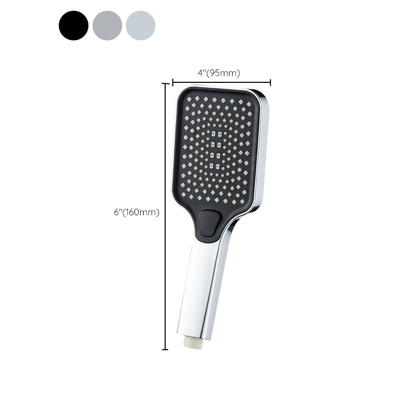 BowLift | Rectangular Print Shower Head 4-Adjustable Water Flow Hand Shower