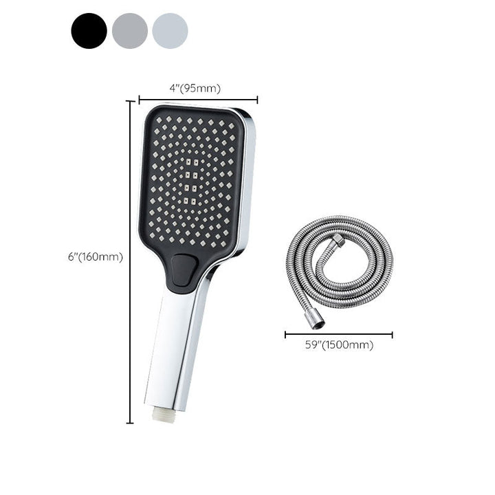 BowLift | Rectangular Pressure Shower Head 4-Adjustable Water Flow Hand Shower