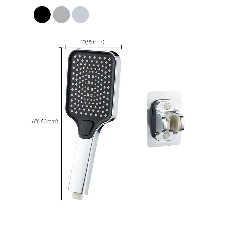BowLift | Rectangular Print Shower Head 4-Adjustable Water Flow Hand Shower