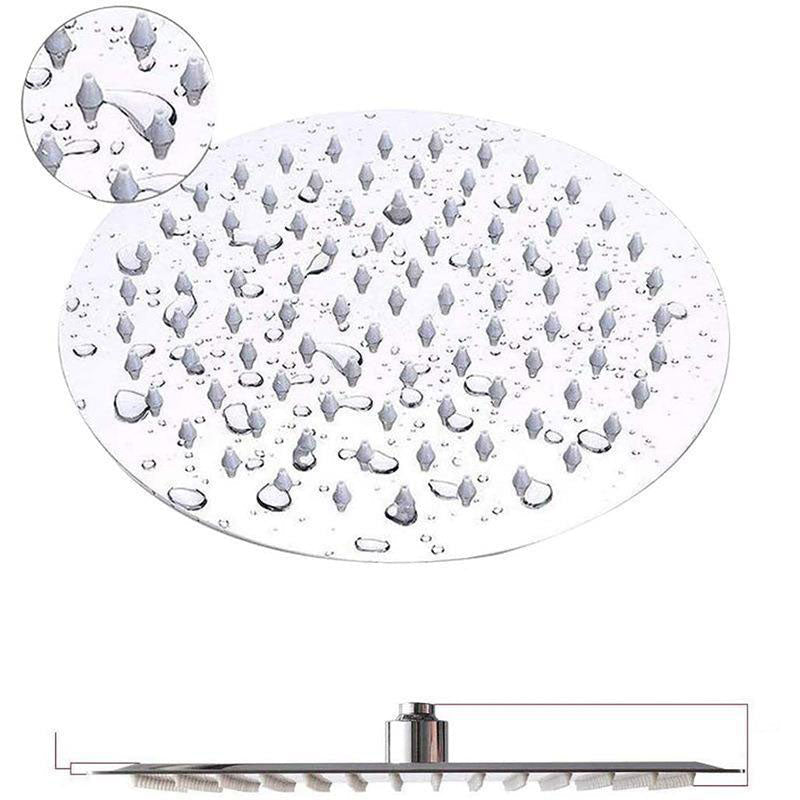 BowLift | Stainless Steel 8 Inch Shower Set 5 Sprays Handheld Shower Head Shower Arm