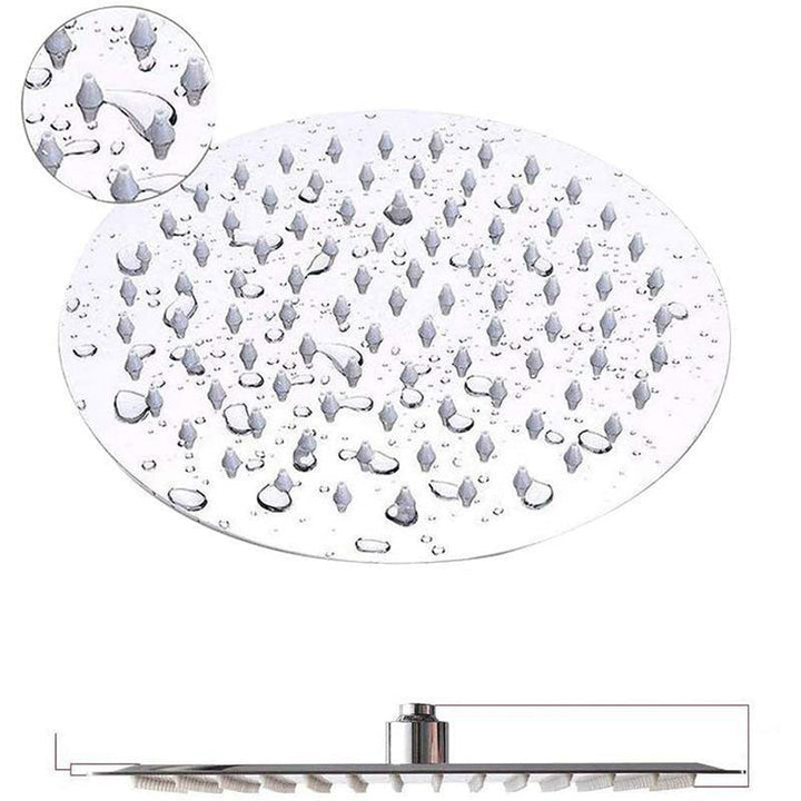 BowLift | Stainless Steel 8 Inch Shower Set 5 Sprays Handheld Shower Head Shower Arm