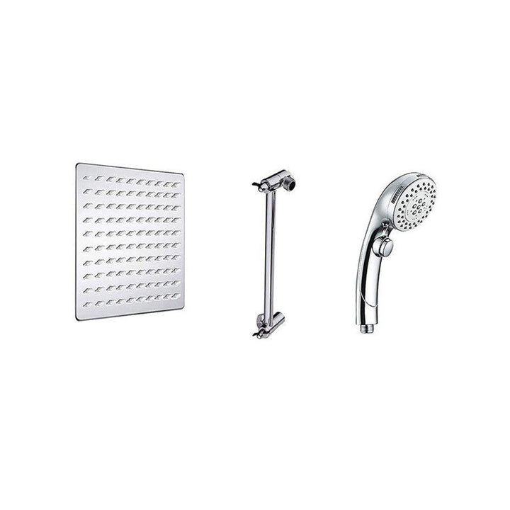 BowLift | Stainless Steel 8 Inch Shower Set 5 Sprays Handheld Shower Head Shower Arm