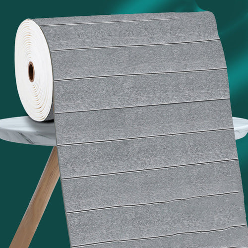 BowLift | Industrial Tin Backsplash Panel Smooth Wall Ceiling Wood Grain Design