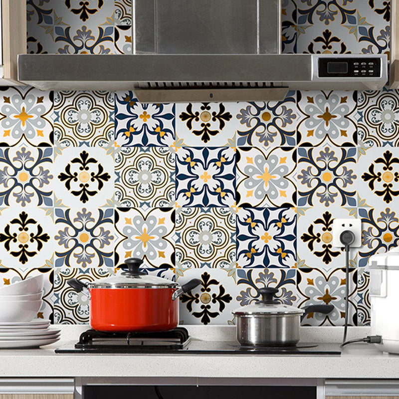 BowLift | PVC Square Peel & Stick Mosaic Tile Multi-Colors Kitchen and Bathroom Single Tile