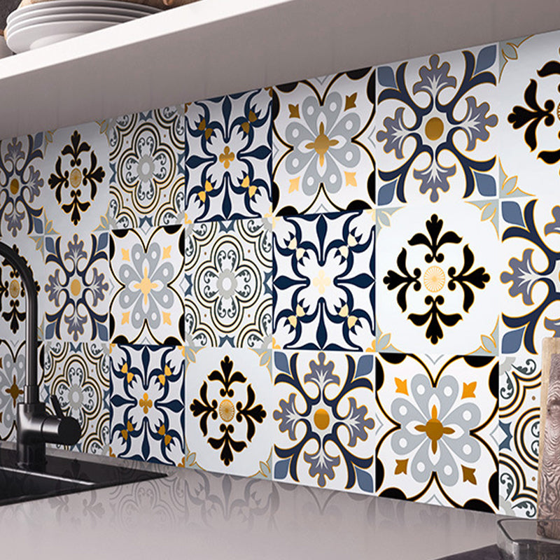 BowLift | PVC Square Peel & Stick Mosaic Tile Multi-Colors Kitchen and Bathroom Single Tile