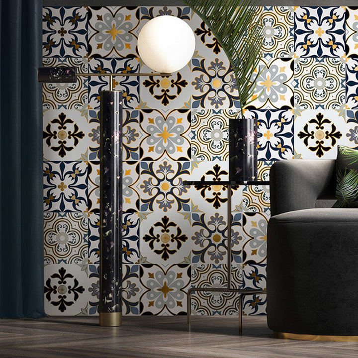 BowLift | PVC Square Peel & Stick Mosaic Tile Multi-Colors Kitchen and Bathroom Single Tile