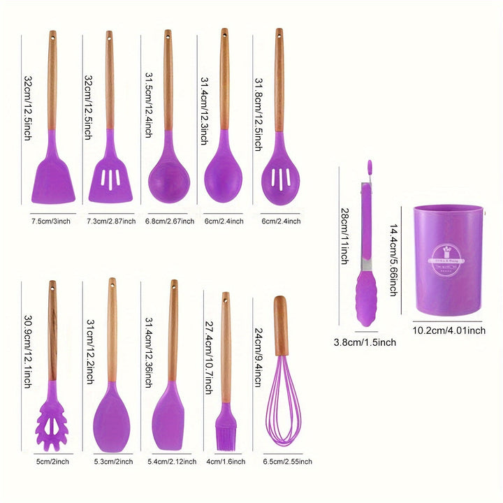 BowLift | Kitchen tool set – silicone – non-stick coated – heat resistant