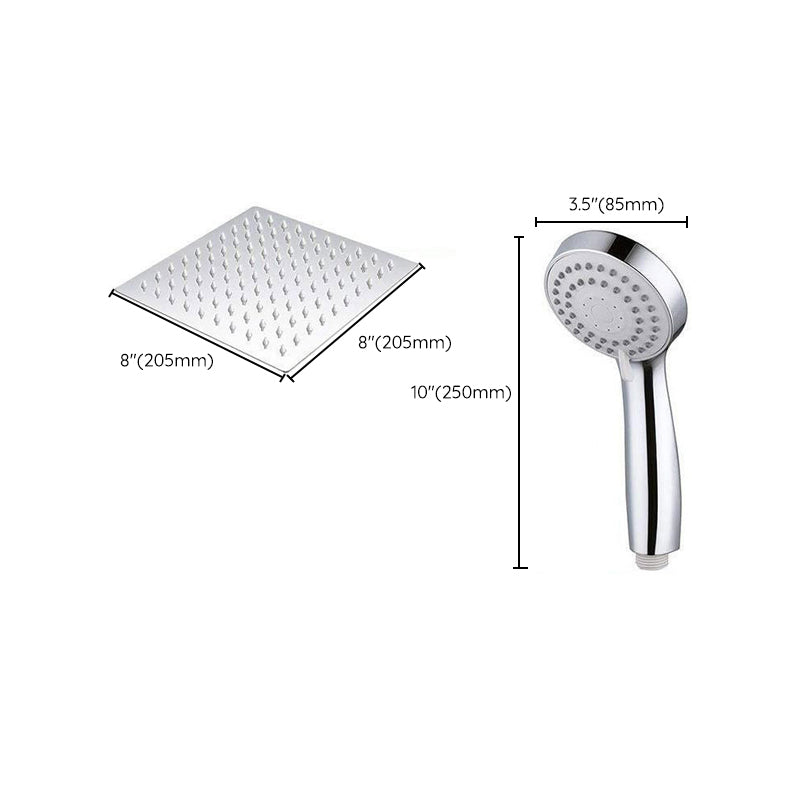 BowLift | Modern Pull-Down Dual Showerhead Square High Arch Showerhead Combination