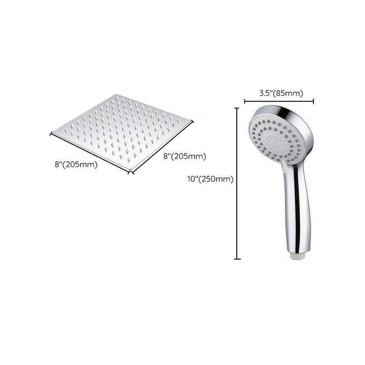 BowLift | Modern Pull-Down Dual Showerhead Square High Arch Showerhead Combination