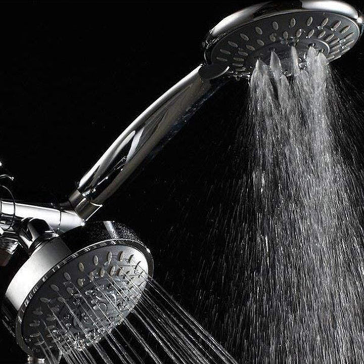 BowLift | Modern Style Shower Heads Dual Wall Mounted Round Metal Dual Shower