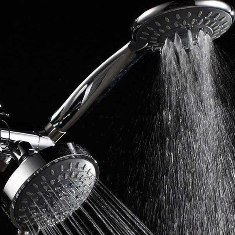 BowLift | Modern Style Shower Heads Dual Wall Mounted Round Metal Dual Shower