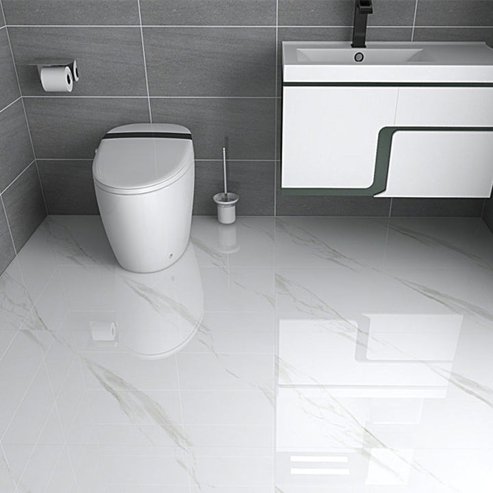 BowLift | Modern PVC flooring with marble pattern, Peel & Stick vinyl floor planks