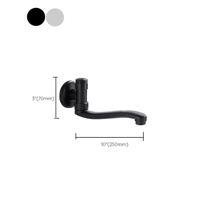 BowLift | Shower Bath Filler Wall Mount Copper Low Arc Knob Handle Bathtub Faucet Trim
