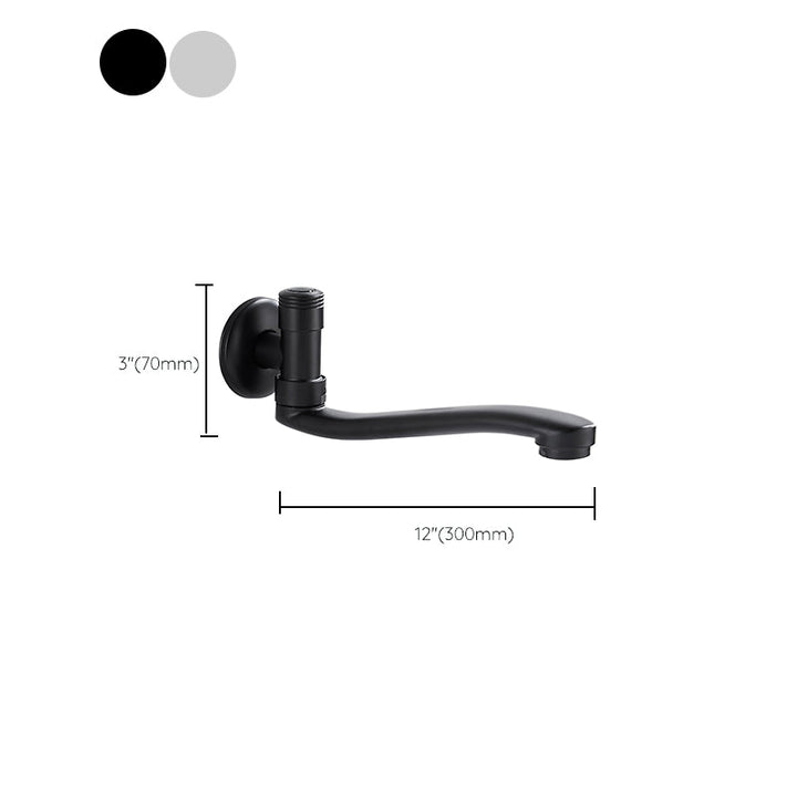 BowLift | Shower Bath Filler Wall Mount Copper Low Arc Knob Handle Bathtub Faucet Trim