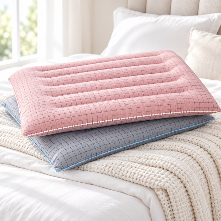 Ergonomic Dual-Layer Quilted Support Pillow Bowlift