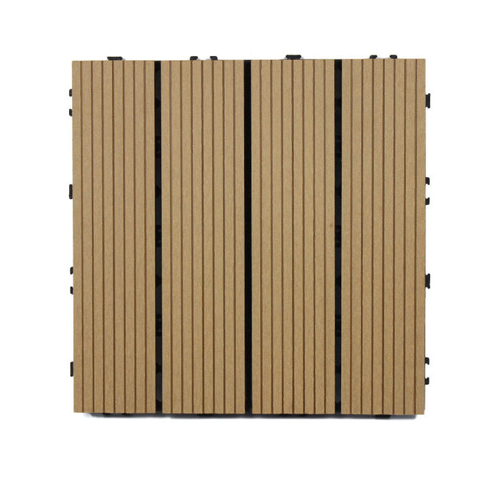 BowLift | Classic interlocking deck boards Solid color patio tiles