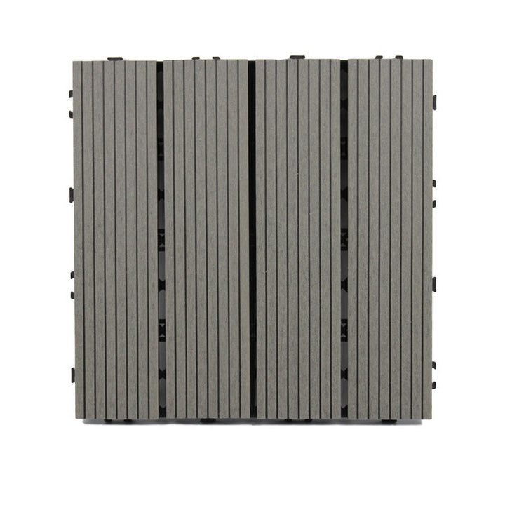 BowLift | Classic interlocking deck boards Solid color patio tiles