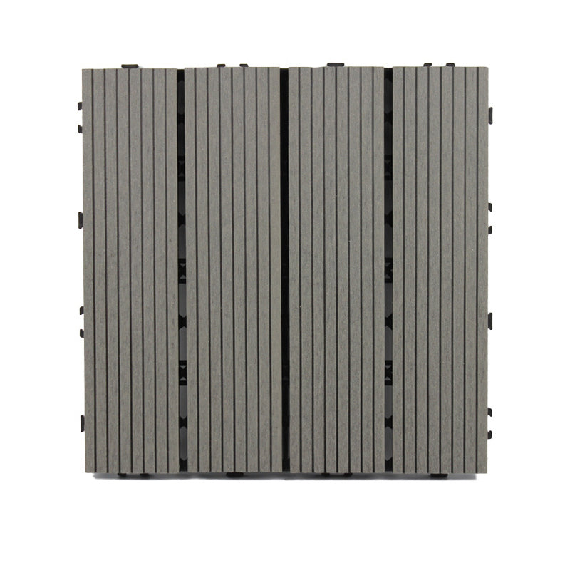 BowLift | Classic interlocking deck boards Solid color patio tiles