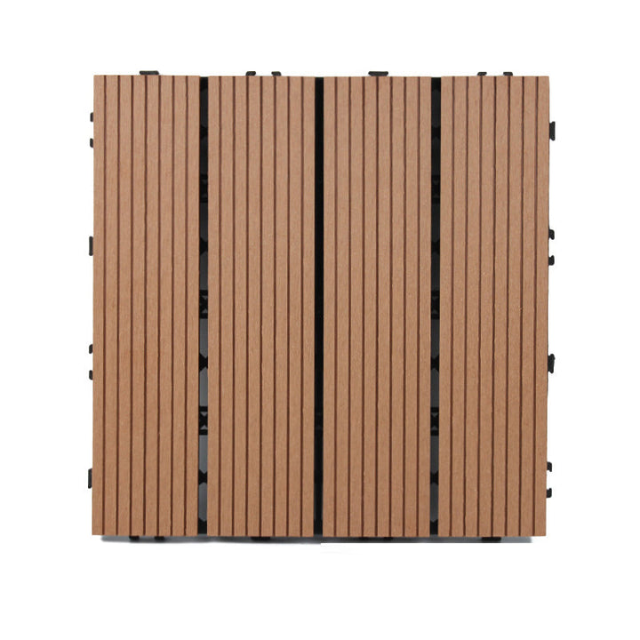 BowLift | Classic interlocking deck boards Solid color patio tiles