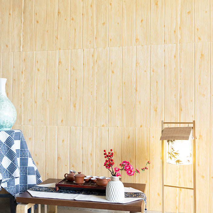 BowLift | Modern Tin Back Panel Smooth Thickened Wall Ceiling Wood Grain Design