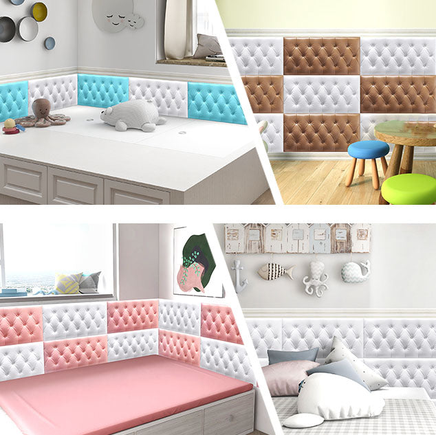 BowLift | Modern Tin Backsplash Cover Smooth Wall Ceiling Cushion Plate Set of 1