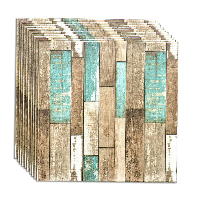 BowLift | Farmhouse Wall Plank 3D Brick Bedroom and Living Room Wall Panel Set of 10