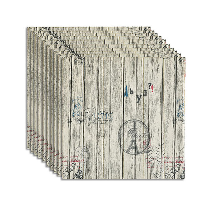 BowLift | Farmhouse Wall Plank 3D Brick Bedroom and Living Room Wall Panel Set of 10
