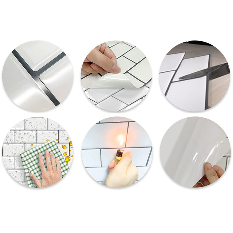 BowLift | Wall Tiles Floor Tile Kitchen Brick Look Waterproof Peel and Stick Wall Tiles Floor Tile
