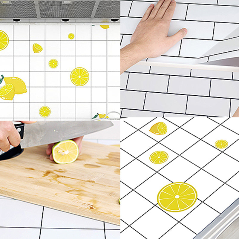 BowLift | Modern Kitchen Backsplash Wallpaper Plaid Print Peel and Stick Backsplash Tile