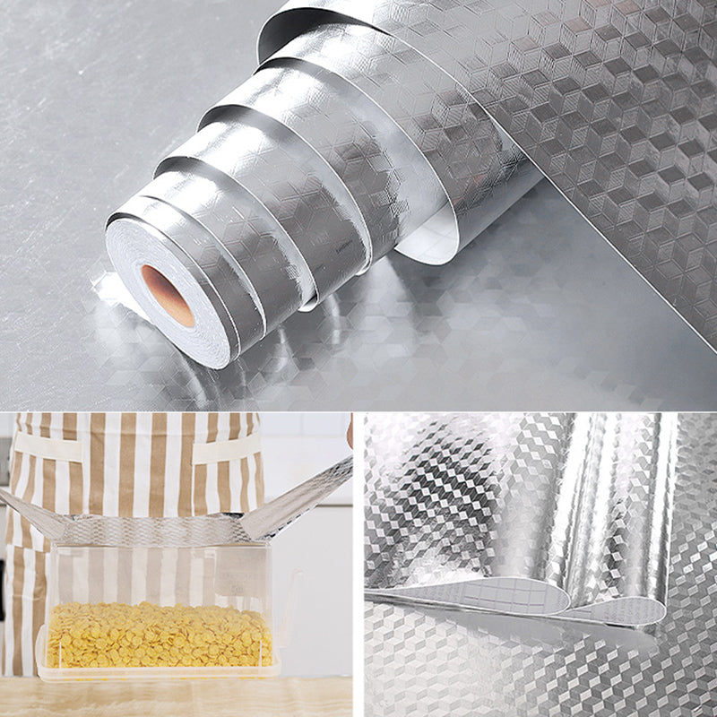 BowLift | Modern Kitchen Backsplash Wallpaper Plaid Print Peel and Stick Backsplash Tile