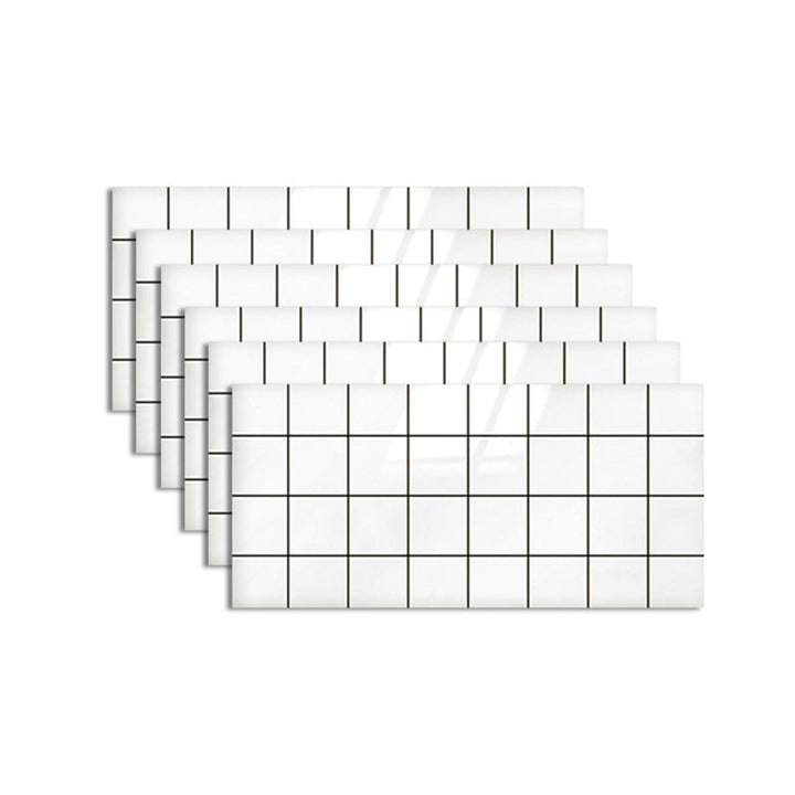 BowLift | Classic Kitchen Back Wall Tiles Plaid Pattern Self-Adhesive Back Wall Tiles