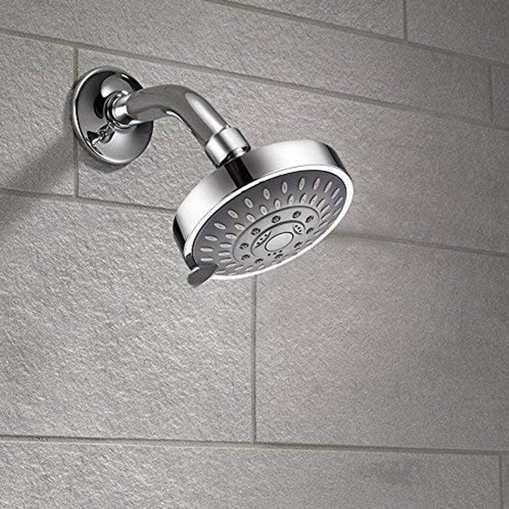 BowLift | Modern Standard 5 Settings Shower Head Round Metal Adjustable Spray Pattern Shower Head
